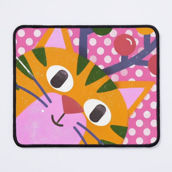 Item preview, Playful Cat Pop Art | Cute Retro Colorful Illustration designed and sold by Angellacelin.