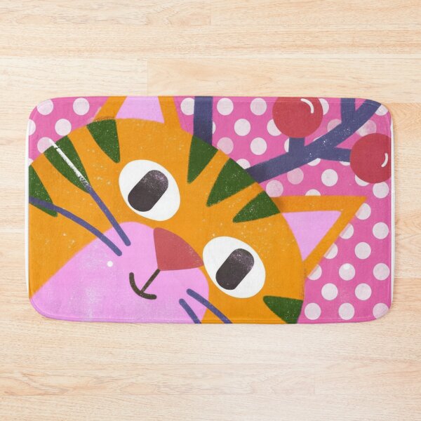 Item preview, Playful Cat Pop Art | Cute Retro Colorful Illustration designed and sold by Angellacelin.