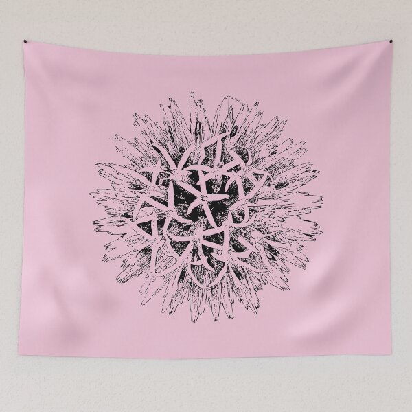 Item preview, Thistle - (#F8C8DC) designed and sold by The Stippler Process.
