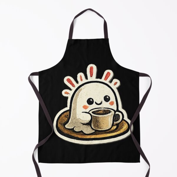 Item preview, Cute Cozy Coffee Ghost designed and sold by ubeyeart.