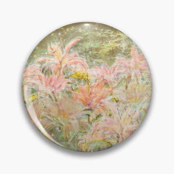 Item preview, Iridescent Roselilies Flower Artwork, Mystical Plant Art Print designed and sold by susan-meredith.