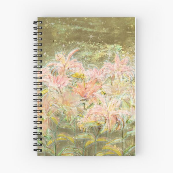 Item preview, Iridescent Roselilies Flower Artwork, Mystical Plant Art Print designed and sold by susan-meredith.