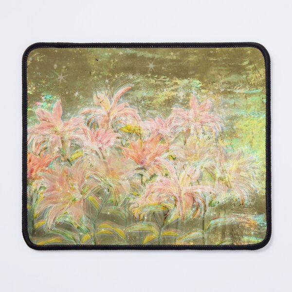 Item preview, Iridescent Roselilies Flower Artwork, Mystical Plant Art Print designed and sold by susan-meredith.