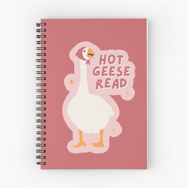 Item preview, Funny Pink "Hot Geese Read" Sticker designed and sold by By_Lisart.