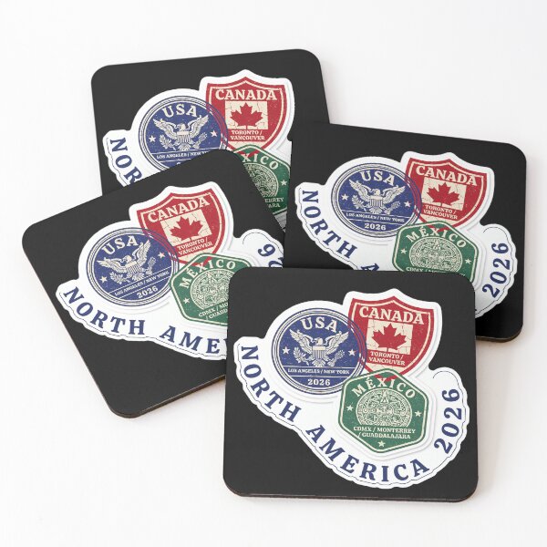 Item preview, North America 2026 Passport Stamp Trio Vintage Travel Sticker designed and sold by limos.