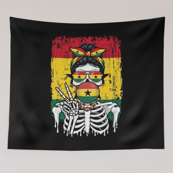 Item preview, Ghana-Inspired Graphic Tee for Everyday Style designed and sold by Colorful Designs.