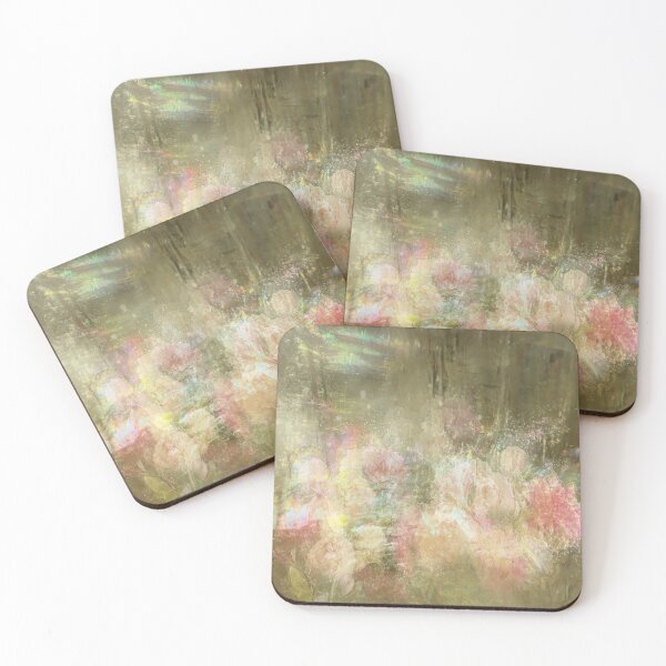 Item preview, Iridescent Peonies Flower Artwork, Mystical Plant Art Print designed and sold by susan-meredith.