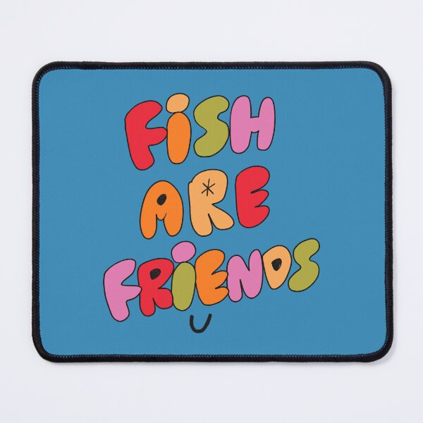 Item preview, Fish Are Friends (Blue) designed and sold by yellowflowerhut.