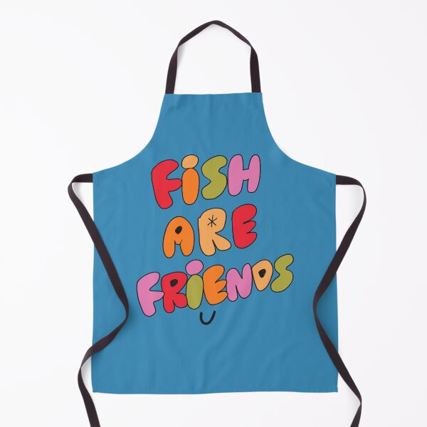 Item preview, Fish Are Friends (Blue) designed and sold by yellowflowerhut.