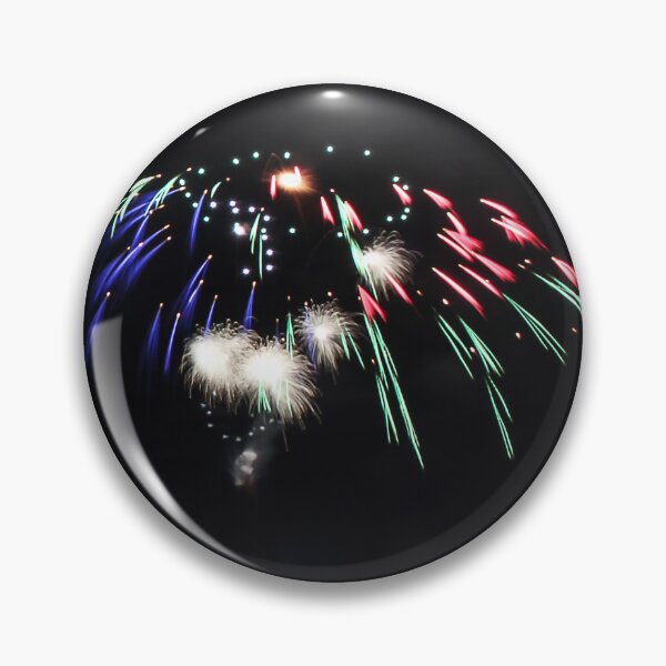 Item preview, Fireworks Burst Over Dark Sky, Long Exposure Celebration Night Display designed and sold by Nmallia.