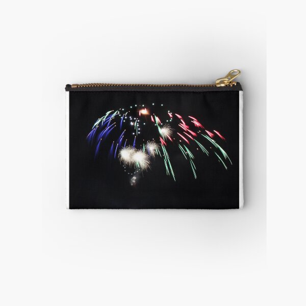 Item preview, Fireworks Burst Over Dark Sky, Long Exposure Celebration Night Display designed and sold by Nmallia.