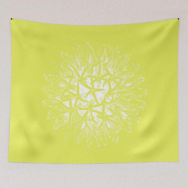 Item preview, Thistle - Light Lines - (#E9F055) designed and sold by The Stippler Process.