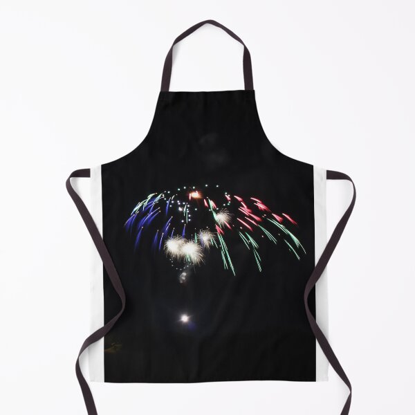 Item preview, Fireworks Burst Over Dark Sky, Long Exposure Celebration Night Display designed and sold by Nmallia.