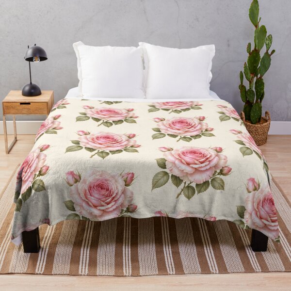Item preview, Elegant Blush Pink Rose Bloom with Rosebuds designed and sold by looplandger.