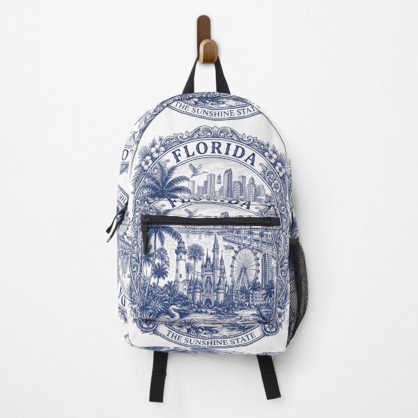 Item preview, Florida Sunshine State Vintage Illustration designed and sold by jcsstore.