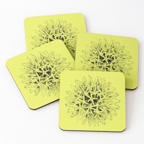 Item preview, Thistle - (#E9F055) designed and sold by The Stippler Process.