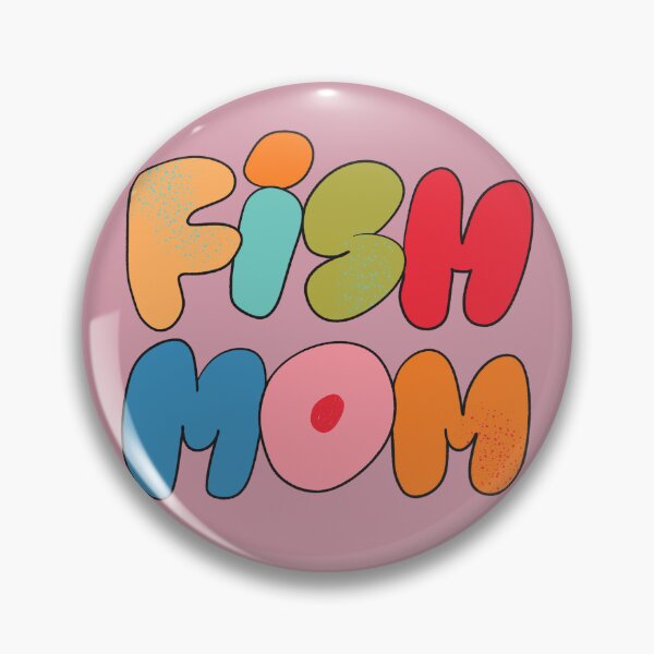 Item preview, Fish Mom (Lilac) designed and sold by yellowflowerhut.