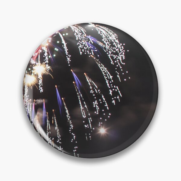 Item preview, Fireworks Burst Over Dark Sky, Long Exposure Celebration Night Display designed and sold by Nmallia.