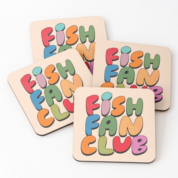 Item preview, Fish Fan Club (Version B) designed and sold by yellowflowerhut.