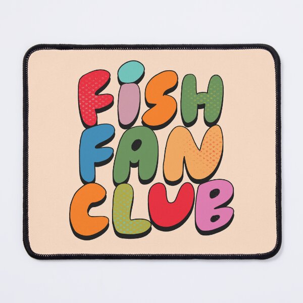 Item preview, Fish Fan Club (Version B) designed and sold by yellowflowerhut.