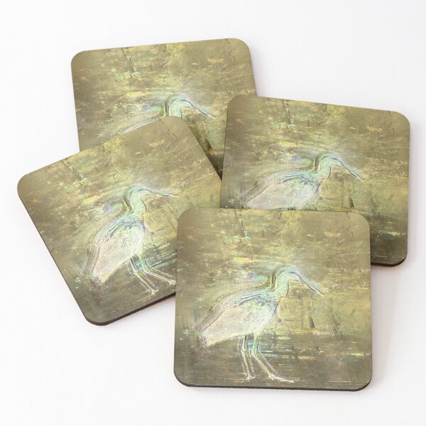 Item preview, Iridescent Limpkin Bird Artwork, Mystical Animal Art Print designed and sold by susan-meredith.