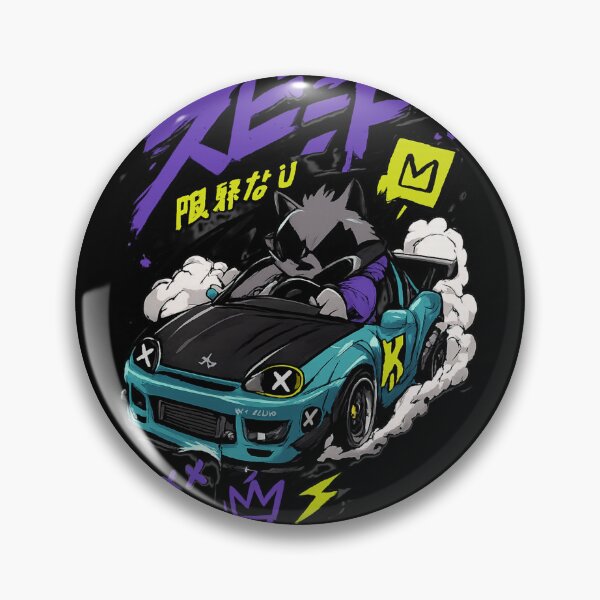Item preview, NEON STREET RACER – Cartoon Drift Edition designed and sold by CYLIOK.