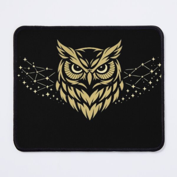 Item preview, Celestial Gold Owl Constellation Line Art designed and sold by Inkfino.