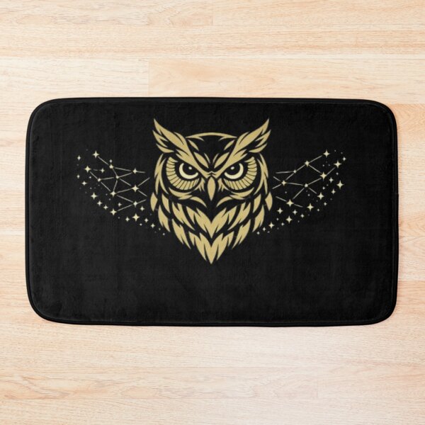 Item preview, Celestial Gold Owl Constellation Line Art designed and sold by Inkfino.