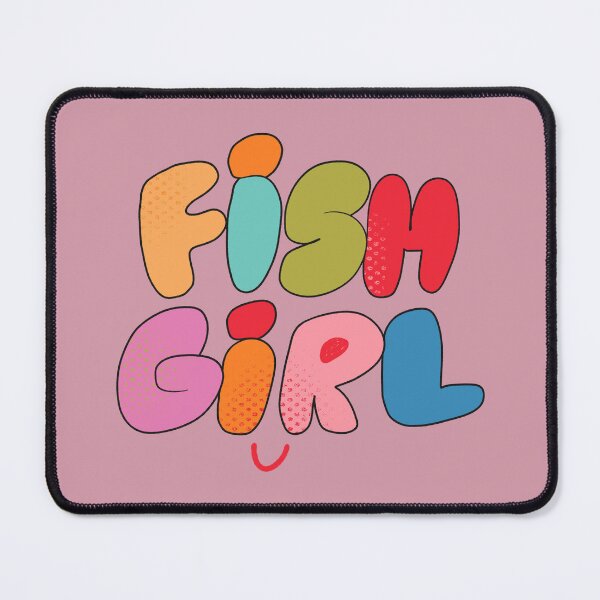 Item preview, Fish Girl (Lilac) designed and sold by yellowflowerhut.