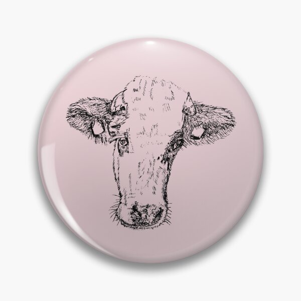 Item preview, Dairy Cow - (#EED4D9) designed and sold by The Stippler Process.
