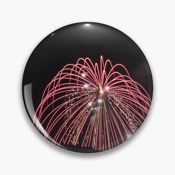 Item preview, Fireworks Burst Over Dark Sky, Long Exposure Celebration Night Display designed and sold by Nmallia.