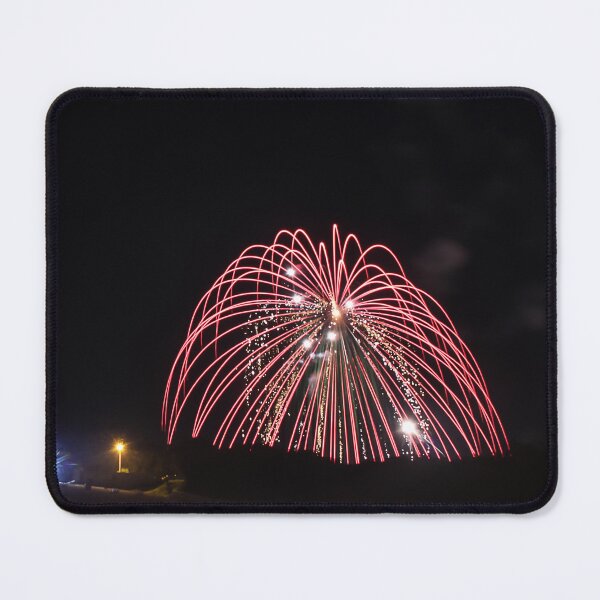 Item preview, Fireworks Burst Over Dark Sky, Long Exposure Celebration Night Display designed and sold by Nmallia.