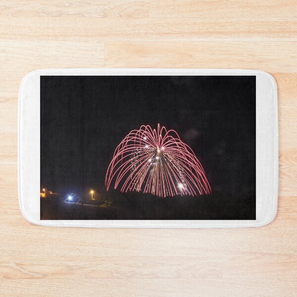 Item preview, Fireworks Burst Over Dark Sky, Long Exposure Celebration Night Display designed and sold by Nmallia.