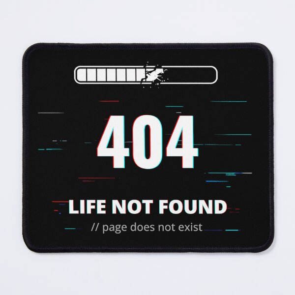 Item preview, 404 Life Not Found Funny Programmer Design designed and sold by PRINTNESTWEARCO.