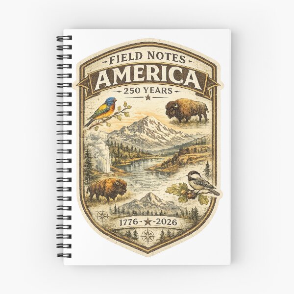 Item preview, Field Notes America 250 Years Vintage National Parks Design designed and sold by WildbuntingStudio.