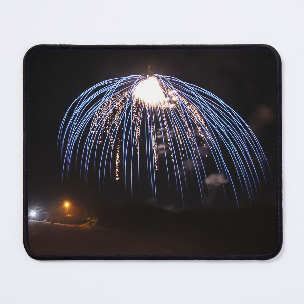 Item preview, Fireworks Burst Over Dark Sky, Long Exposure Celebration Night Display designed and sold by Nmallia.