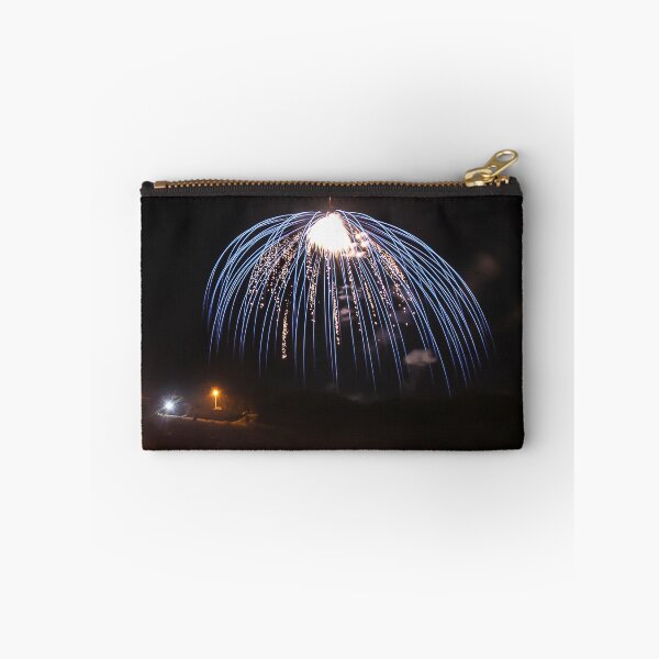 Item preview, Fireworks Burst Over Dark Sky, Long Exposure Celebration Night Display designed and sold by Nmallia.