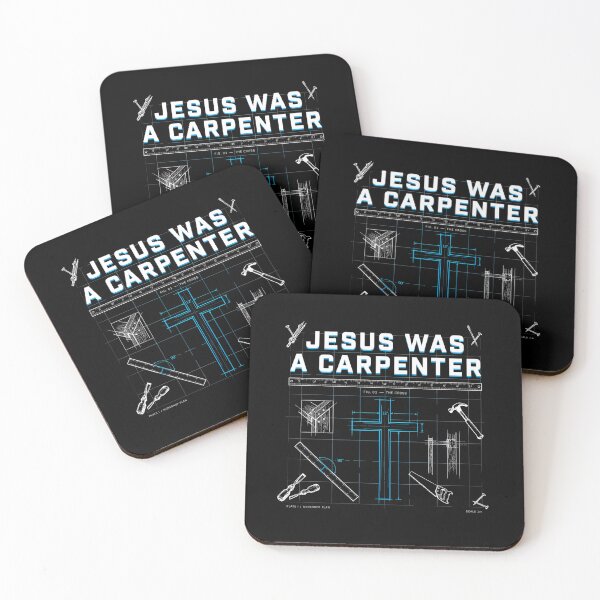 Item preview, Jesus Was a Carpenter Woodworking Design for Christian Men and Women designed and sold by Redgiant87x.