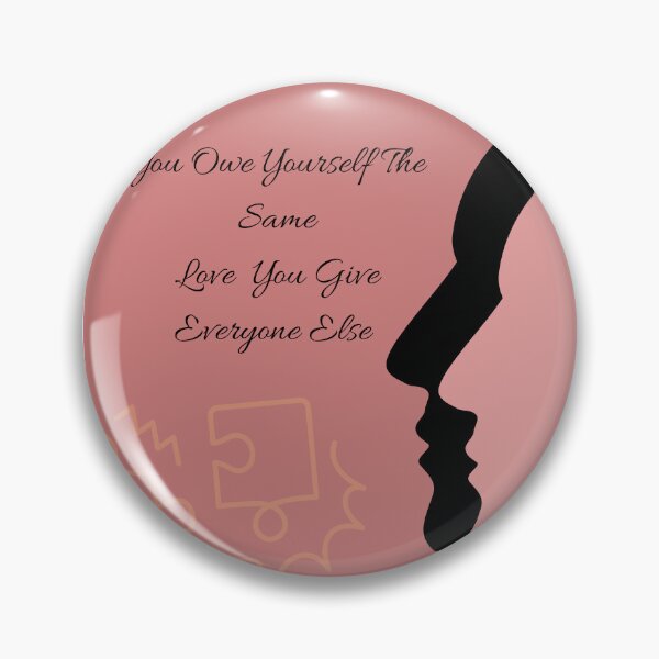 Item preview, Self Love Quote Silhouette Face Motivational Print designed and sold by SmartMoneyMugs .