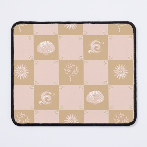 Item preview, Coastal Patchwork - Coastal Delight - pink tan designed and sold by Stephanie Fiona Design.