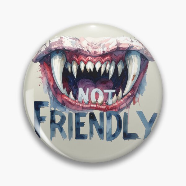 Item preview, Not friendly, cautiously biting designed and sold by LiskoDesign.