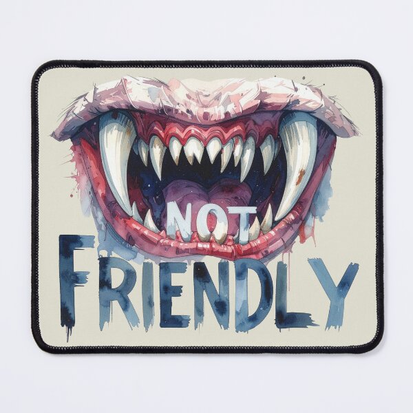 Item preview, Not friendly, cautiously biting designed and sold by LiskoDesign.