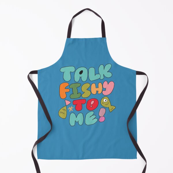 Item preview, Talk Fishy To Me (Blue) designed and sold by yellowflowerhut.
