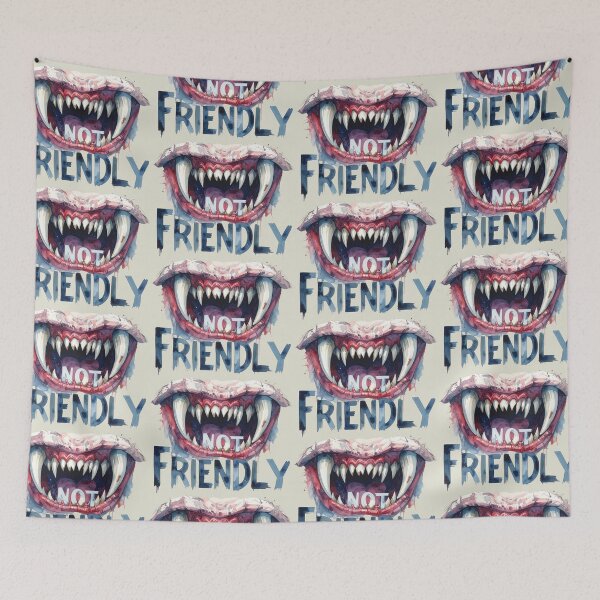 Item preview, Not friendly, cautiously biting designed and sold by LiskoDesign.