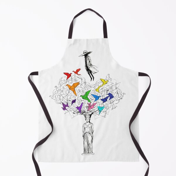 Item preview, Surreal Greek Statue Origami Ink Sketch Vintry Off designed and sold by VintryOff.