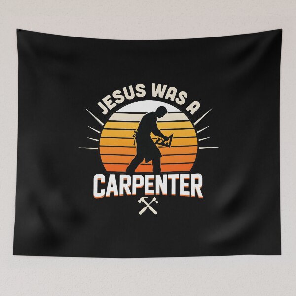 Item preview, Jesus Was a Carpenter Christian Religious Wear Inspired by Craftsmanship designed and sold by Redgiant87x.