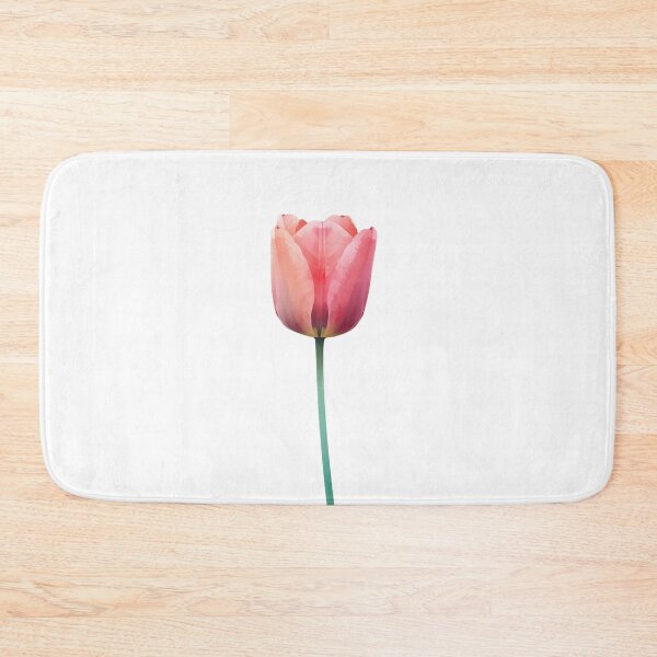 Item preview, Single Pink Tulip Watercolor Minimalist Flower designed and sold by Panom Suavichien.