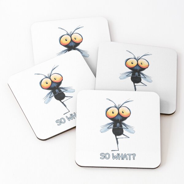 Item preview, SO WHAT? Funny Yoga Fly Gift, Tree Pose Illustration designed and sold by FMproject.
