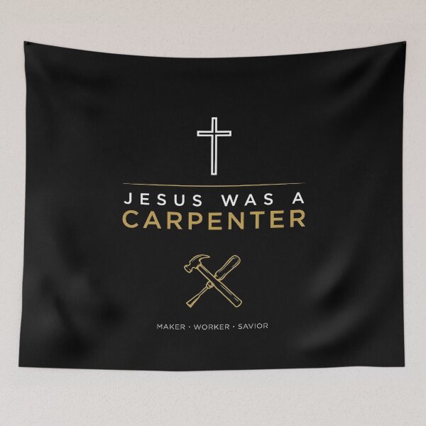 Item preview, Jesus Was a Carpenter Carpenter Gift for Woodworking and Faith Lovers designed and sold by Redgiant87x.