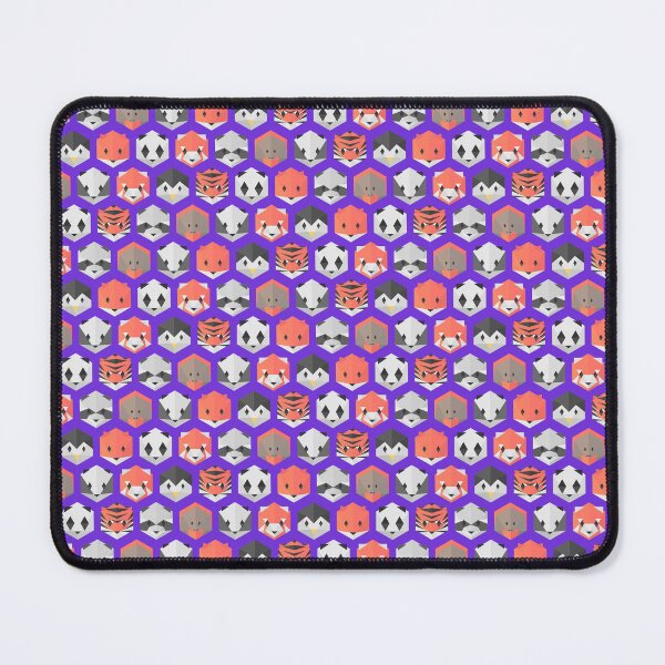 Item preview, Purple Honeycomb Minimalist Animals designed and sold by animinimal.